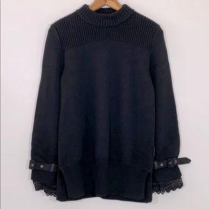 Moncler Virgin Wool Black Sweater